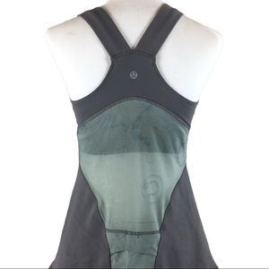 - LULULEMON Deep V tank Top grey